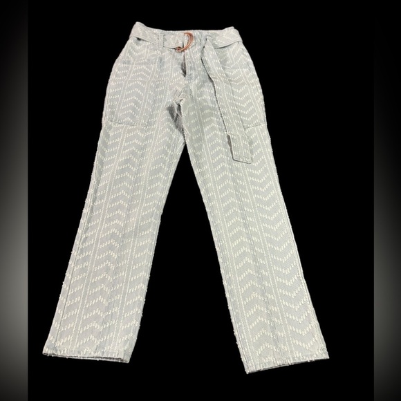 Happy × Nature Ultra High Rise Seamed Jeans Swiss Dot Straight Leg Size … - Picture 4 of 13